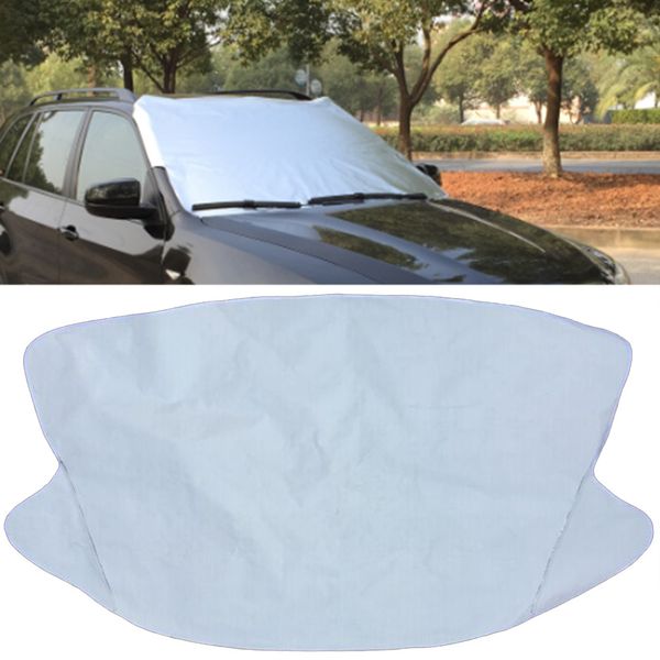 

silver reflective fixed sides anti-fog window umbrella protective windshield cover sun-proof snow-proof auto car accessories