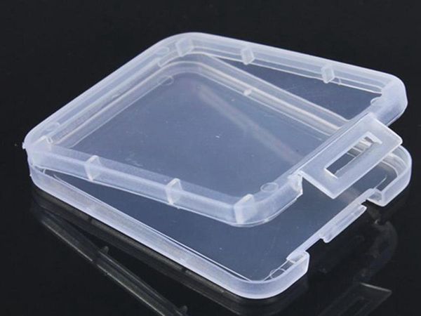 Memory Card CF card Protection Case Card Container Tool Plastic Transparent Storage Easy To Carry
