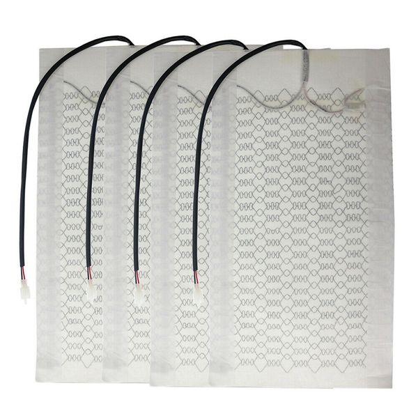 

4pcs 2 seats heated seat heater kit 12v carbon fiber round high/low switch