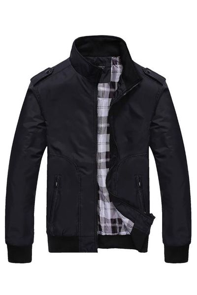 

2019 spring and autumn new style jacket men middle-aged dad men's wear large size gentleman jacket men's, Black;brown