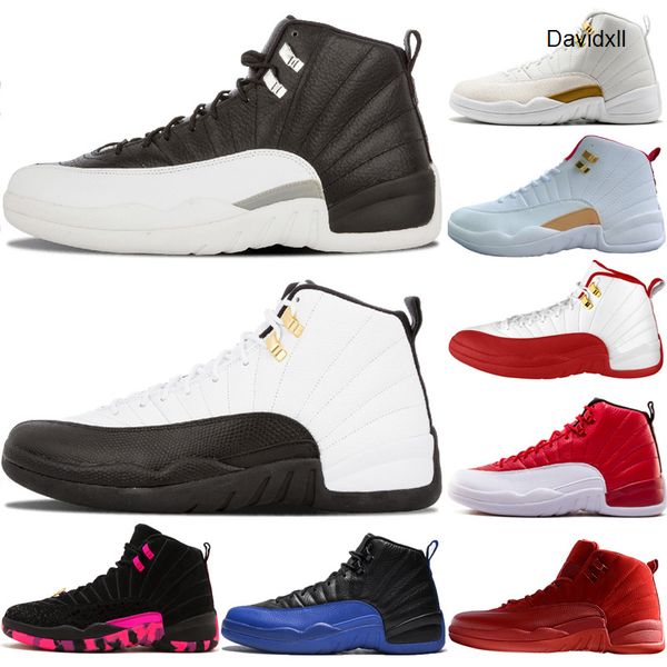 

designer 12s playoffs taxi men basketball shoes 12 gamma blue prm dark grey the master cherry fiba gym red winterized sport trainer sneakers