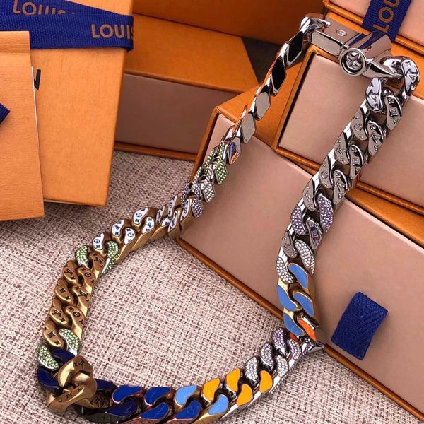 

jewelry stainless pendant necklaces brand bangless pulseiras bracelets for man and women with gift box 3 colors chose jk8a, Silver