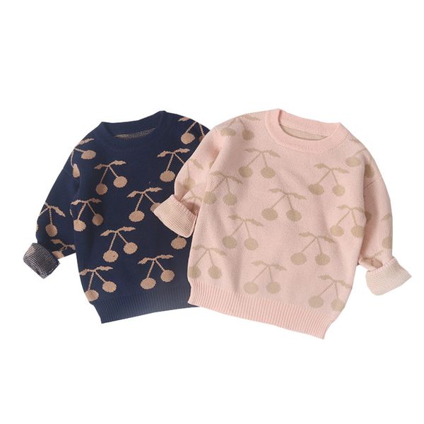 

children baby sweaters girls sweaters knit kids pullover casual boys clothing boys long sleeve girls knitwear pullover, Blue