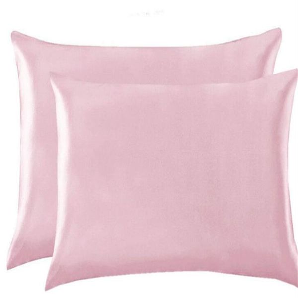 

20 * 26inch шелковый сатин наволочки главная многоцветный ice шелковый наволочка на молнии подушка обложка double face конверт постельные пр