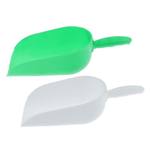 

2pcs pigeon chicken feeding food scoop hand shovel for bird chicken goose duck