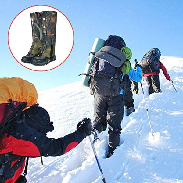 

мужской водонепроницаемый legging ног обложка gaiter туризм отдых горные лыжи загрузки обуви путешествия охота скалолазание ветрозащитный по, Black