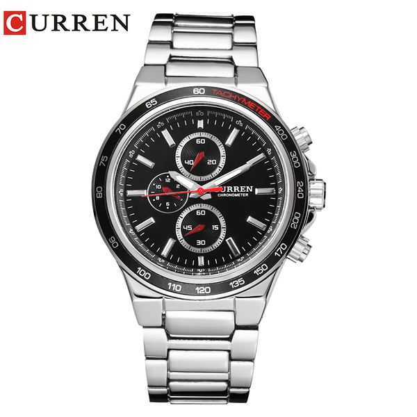 Top Marke Luxus Männliche Uhr CURREN Mode Casual Sport Männer Uhren Analog Military Quarz Armbanduhr relogio masculino