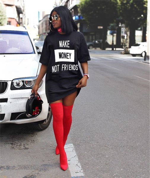 

summer women t-shirt dress designer solid color loose mini skirts luxury letters printing o-neck dresses sports short sleeve dress d6504, Red;yellow