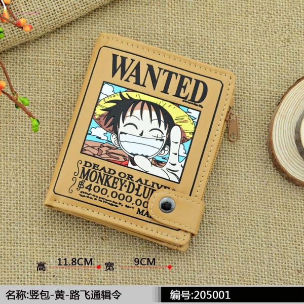 

carteira magica tokyo ghou attack on marca wallet bolsa basculina fairy tail coin holder comic cute purse for children, Red;black