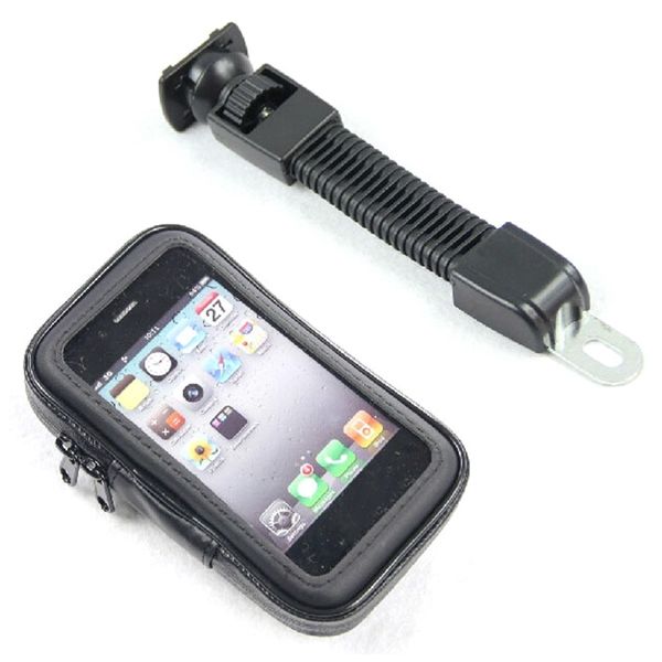 

professional motorcycle large screen phone/gps navigation holder shock resistant motorbike bike scooter phone stand mount brac panniers ba