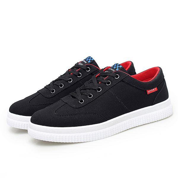 

original men women canva shoes flat shoes black white red autumn walking luxury mens womens casual shoes