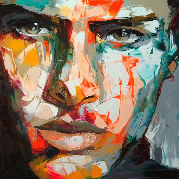 

франсуаза nielly palette knife impression главная картины современные портрет ручной работы картины маслом на холсте выпуклые и вогнутые tex