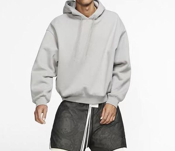 

2020 luxury mens women brand sweatshirt 19ss oversized hoodie front pocket long sleeves drawstring pullover fashion street fear b101047l, White;black