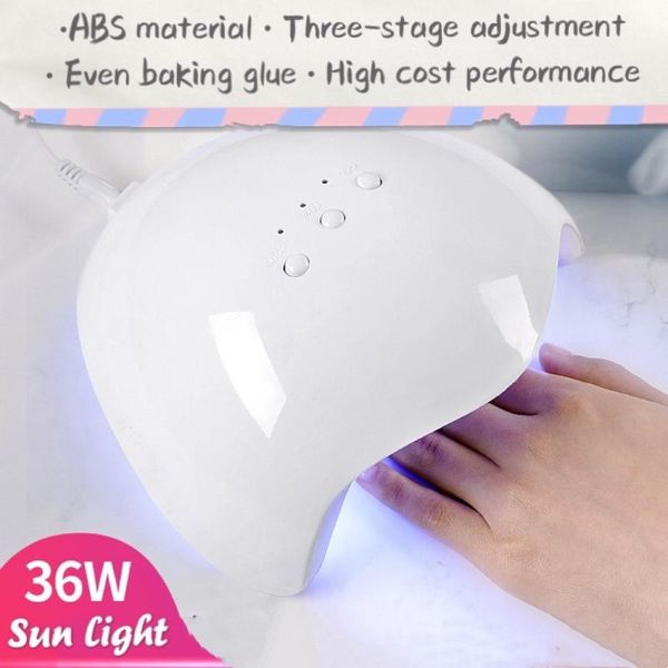 

manicure lamp mini36w intelligent induction led/uv dual light source ptherapy lamp dynamic three-speed timing usb baking lam