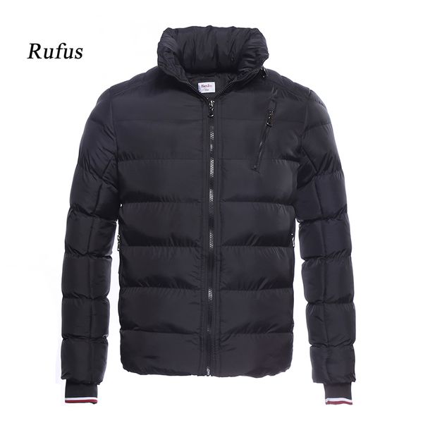

wine red men parka jacket winter black coat winter men bubble coat warm stand collar fashion clothes with zipper