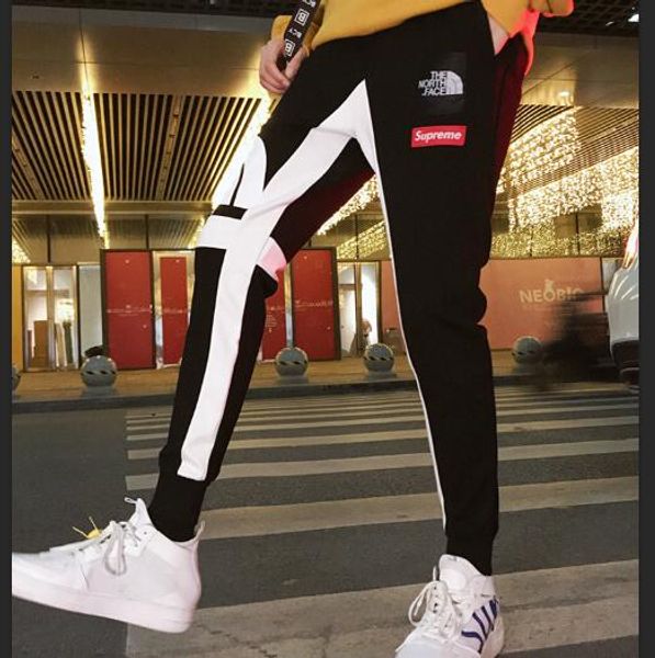 

fashion-face north pants for men brand sweatpants with logo autumn sport mens joggers branded letters printed trousers clothing -4xl, Black