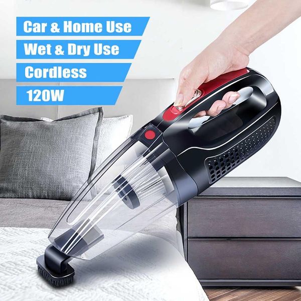 

autoleader handheld 120w car cordless usb rechargeable vacuum cleaner portable car home dual used dry wet use detachable vacuums