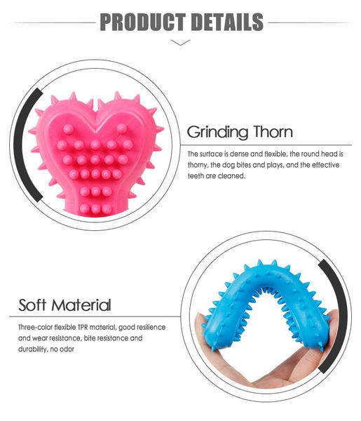 

dog toothbrush dog toys pet chew toys remove bad breath cleaning dog tooth toy for small puppy bone shape toy safe non-toxic