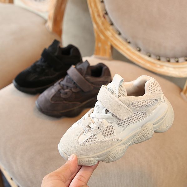 

Дизайнерская Детская Обувь Детские Малыша Котенок Каблук Kanye West Yez 500 Кроссовки Де