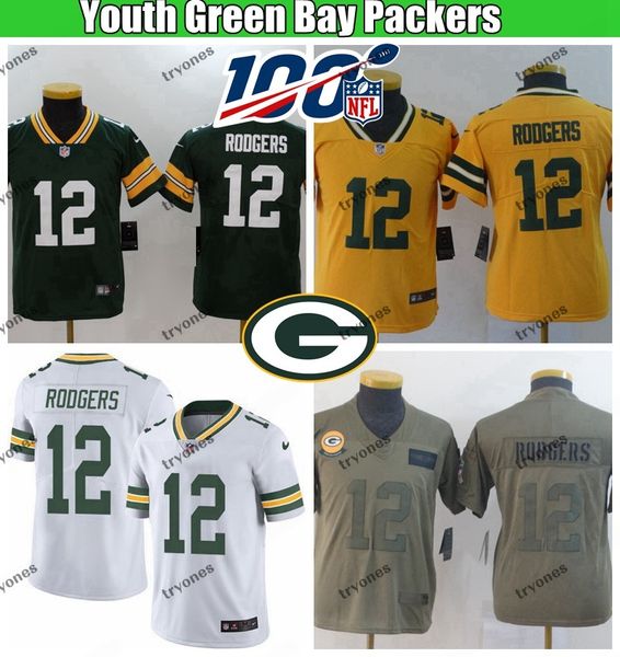 boys aaron rodgers jersey