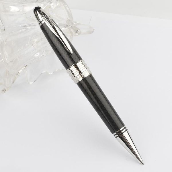 

luxury john f kennedy black carbon fibre roller ball pen / ballpoint pen stationery business office supplies with mb pens