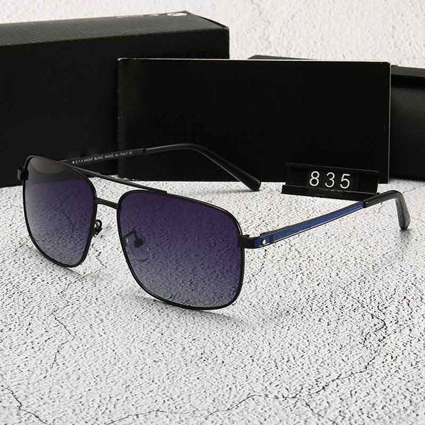 

luxury 835 sunglasses for women brand designer fashion cat eye summer style mixed color frame uv protection lens come with case