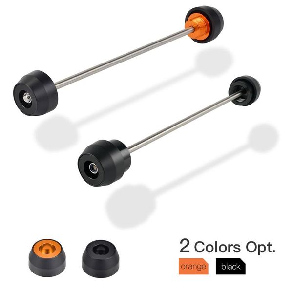 

aluminum delrin motorcycle front rear axle sliders for 790 adventure /r 2019 2020 curseurs de moto anti crash accessories