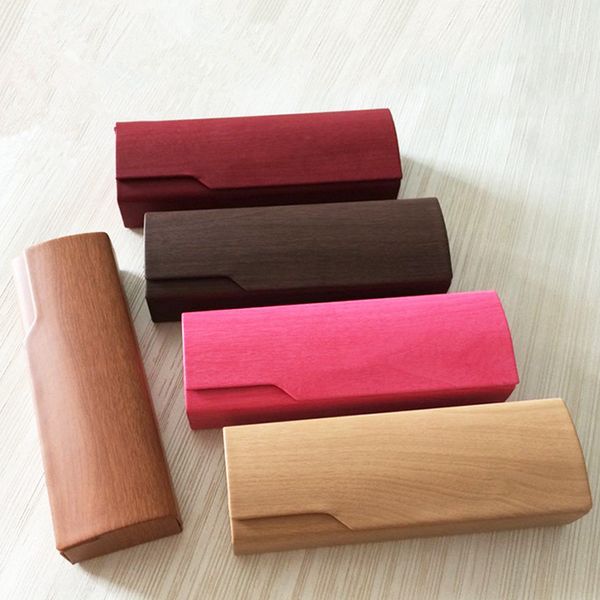 

Wood grain compre ion un gla e box myopic gla eyewear box fa hion folding colorful gla e package ungla e box rra1611