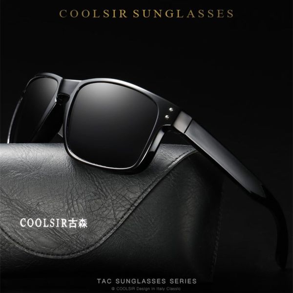 

men's new polarizing sunglasses outdoor polarizing glasses 6847 classic vintage driving sunglasses, White;black
