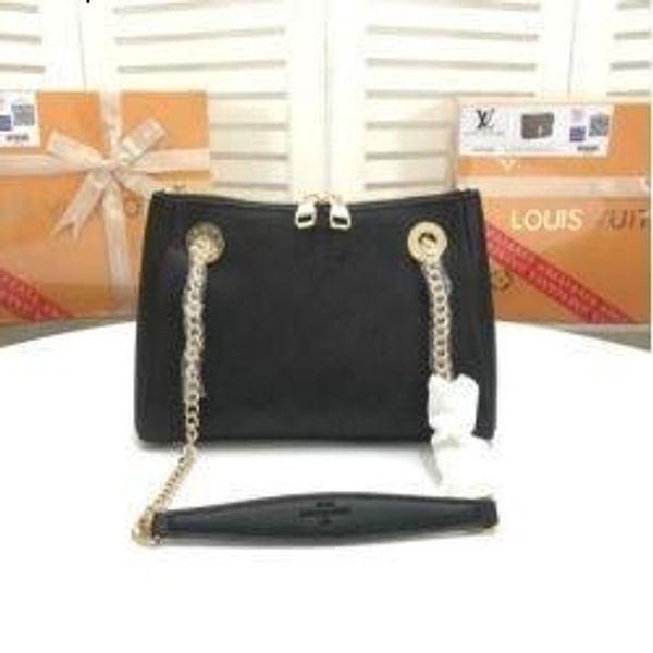 

m43598 surene b women emboss chain handbag purse bag black messenger shoulder bags crossbody handbags totes boston bags