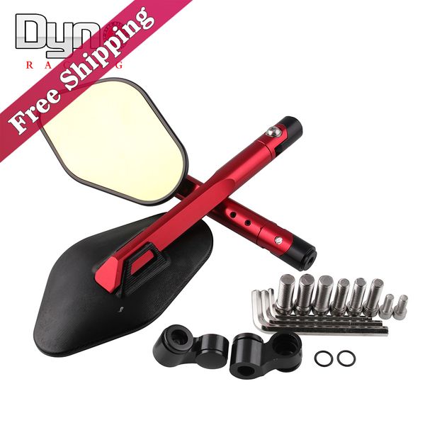 

ryanstar universal motorcycle cnc aluminium mirror motorbike moto rearview side mirror for yamaha