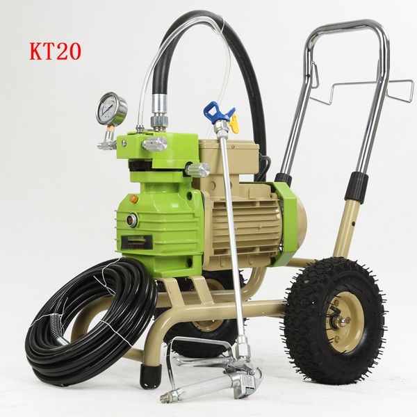 

big flow doubel guns high-pressure airless wall paint spraying machine 3000/4000w for latex paint emulsion varnish coating