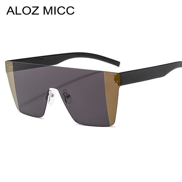 

aloz micc lady elegant rimless sunglasses men oversize candy two color female sunglasses women windproof eyewear uv400a662, White;black