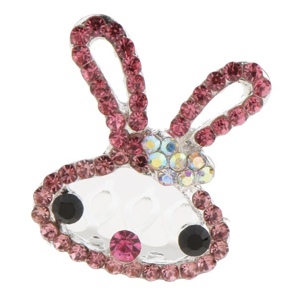 

cute rabbit style crystal rhinestone hair comb tiara girls woman hair accessory, Silver