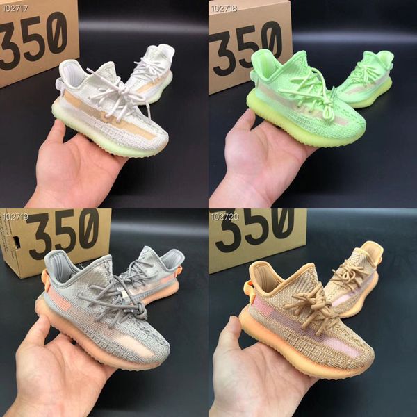 

найти v2 младенческая kanye west обувь мальчика усиливает девочка немного дети дети sneaker lundmark synth static black reflective клей gid