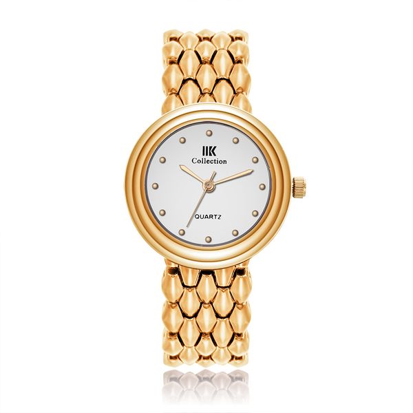 

watch women dress stainless steel band analog quartz wristwatch fashion luxury ladies golden rose gold watch clock analog reloj, Slivery;brown