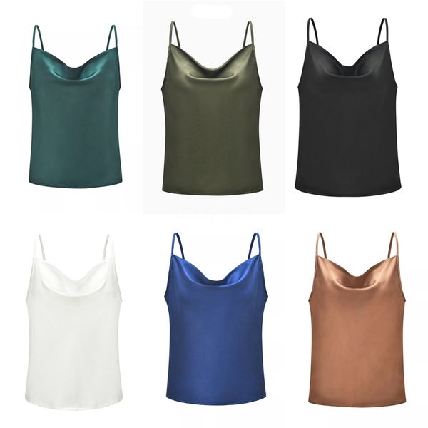 

tank woman tanks black square neck knitted crop womens low back slim basic new streetwear cropped #612, White