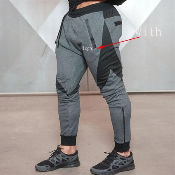 

men engineers trousers men's trouser mens pant fitness sweatpants gyms body joggers pants workout casual, Black