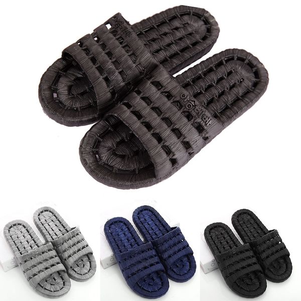 

new non-slip indoor & outdoor shoes slippers casual bath sandals shoes, Blue;gray