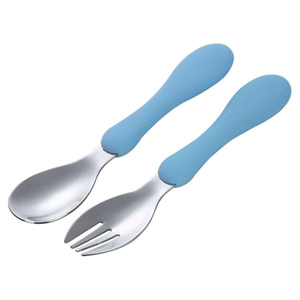 

life children stainless cutlery set with spoon fork and travel case