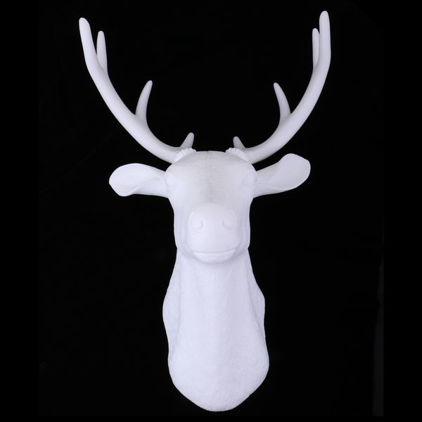 

faux deer skull decorative wall hanging sculpture art for home office