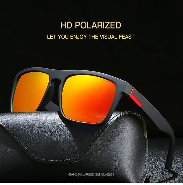 

designer sunglasses men/women polarized hd driving sunglasses colorful coating uv protection pc frame fashion luxury sunglasses sport 01, White;black