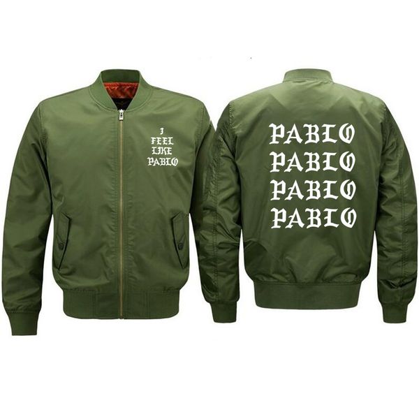 

I Feel Like Pablo Jacket Men Fashion Outerwear Ma1 Bomber Jacket Men Women Jaqueta Masculina Kanye West Mens Streetwear Jacket