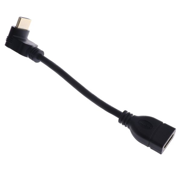 

hdmi 90 degree male to female connector extension cable for 1.4 tv hdtv 15cm