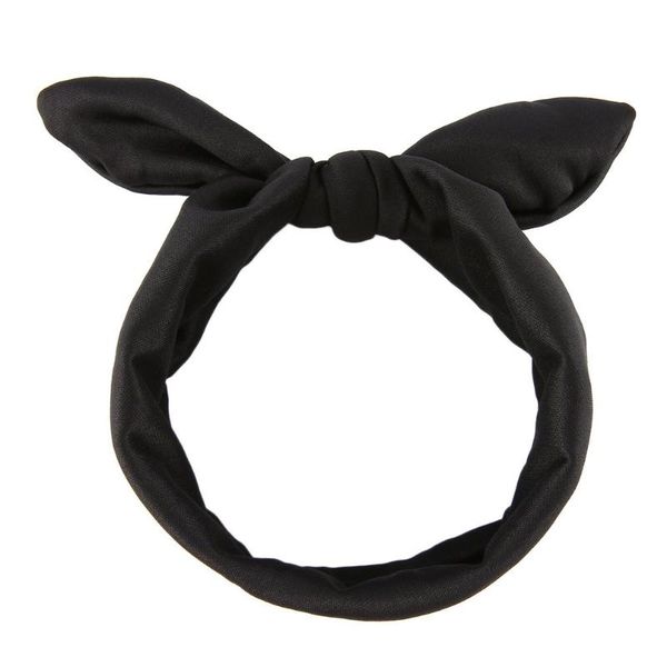 

уши хлопок ободки knotted эластичный printed hairband новорожденный оголовье дети аксессуары для волос, Slivery;white