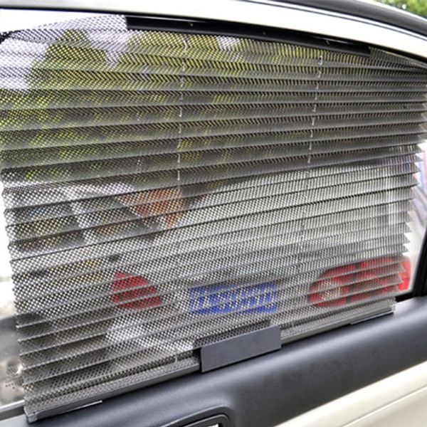 

dewtreetali new car window sunshade curtain black side rear window mesh sun visor shield car solar protection