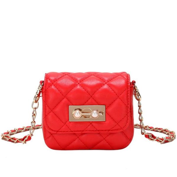 

pearl lock mini crossbody bags for women new fashion children messenger shoulder bag girls leather phone purses and handbags sac