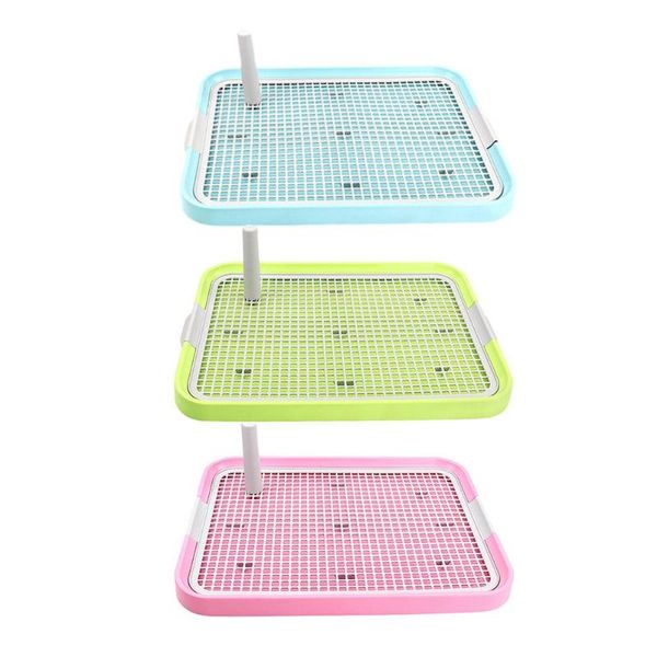 

pet dog cat potty toilet puppy cat litter bathroom safe and durable, smooth non-toxic tasteless training tray pets cleaning tool