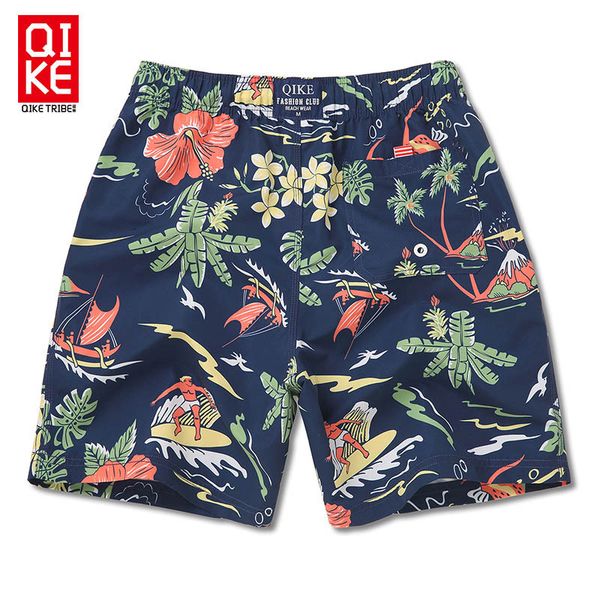 

mens designer chic beach quick dry loose shorts, Black