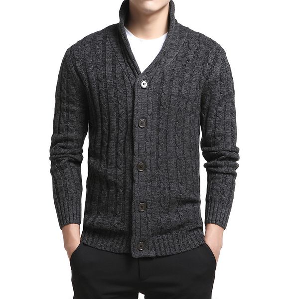 

new brand drop shipping sweater men mens sweaters cardigan male fashion casul v-neck solid slim fit knitting clothes plus size, White;black